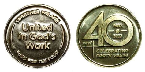 united in god's work coin.